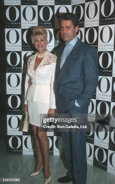 Ivana Trump and Roffredo Gaetani during O, The Oprah Magazine Launch Party at The Metropolitan Pavilion in New York, New York, United States.