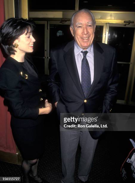Actor Anthony Quinn and wife Kathy Benvin attend the 'Bravo's Inside the Actors Studio: A 50 Year Celebration' New York City Screening on November...