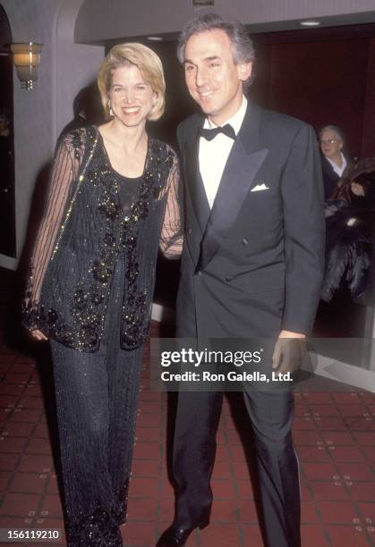 Journalist Paula Zahn and husband Richard Cohen attend The Museum of Television and Radio Honors David Brinkley and Mary Tyler Moore on February 9,...