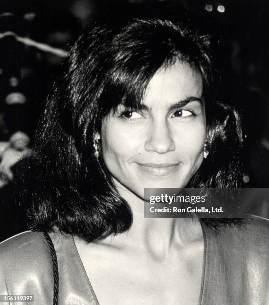 Actress Rachel Ticotin attending the premiere of 'State of Grace' on September 9, 1990 at Loew's 19th Street East Theater in New York City, New York.