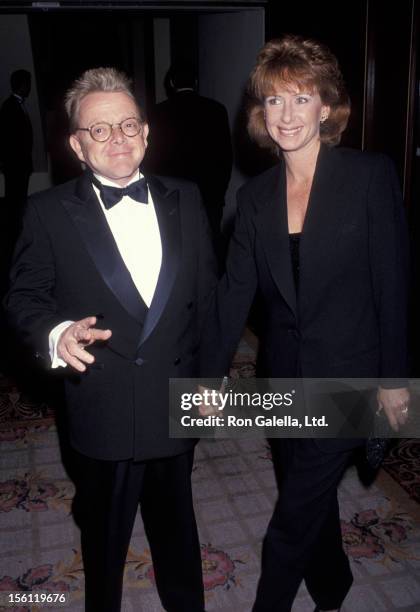 Musician Paul Williams and wife Hilda Wynn attending 'St. Jude Gala Dinner Benefit and Whitney Houston Concert' on June 4, 1993 at the Century Plaza...