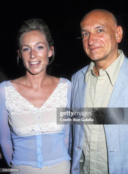 Alexandra Christmann and Ben Kingsley during Private Screening of 'Triumph Of Love' at Sweetlands in New York City, New York, United States.