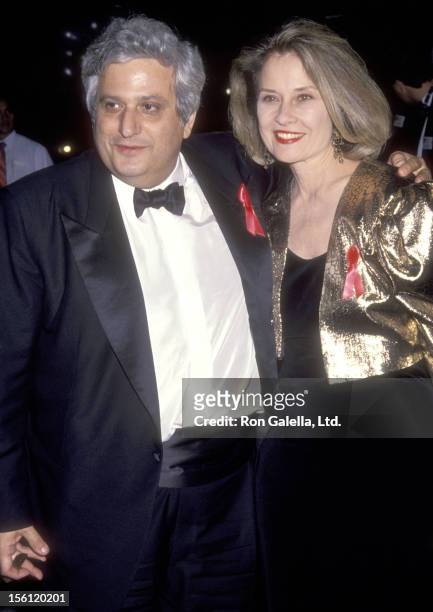 Actor Michael Lerner and Actress Diane Baker attend the 64th Annual Academy Awards After Party Hosted by Irving 'Swifty' Lazar on March 30, 1992 at...