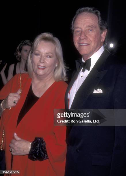 Actor Richard Crenna and wife Penni Sweeney attend the 26th Annual American Film Institute Lifetime Achievement Award Salute to Robert Wise on...