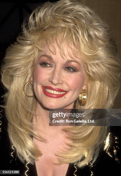 Musician Dolly Parton attends a Taping of 'The Joan Rivers Show' on March 1, 1993 at CBS Broadcast Center in New York City, New York.