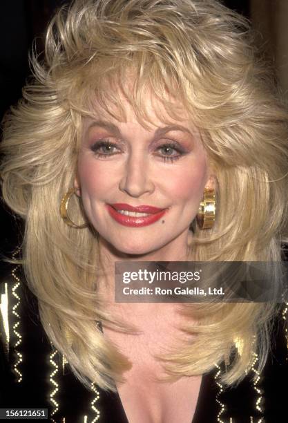 Musician Dolly Parton attends a Taping of 'The Joan Rivers Show' on March 1, 1993 at CBS Broadcast Center in New York City, New York.