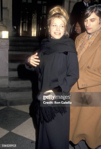 Singer Taylor Dayne attends the 36th Annual Grammy Awards pre-party hosted by Clive Davis and Arista Records on February 28, 1994 at The Plaza Hotel...