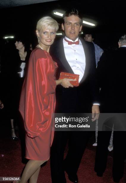 Actress Randi Brooks and husband Joseph Brazen attend 'The Naked Cage' Hollywood Premiere Party on February 22, 1986 at The Cannon Group, Inc....
