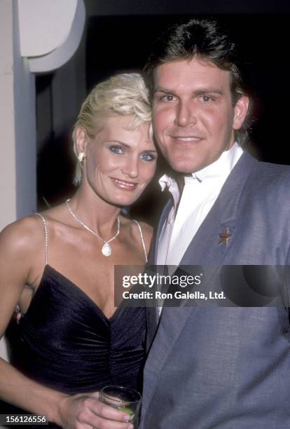 Actress Randi Brooks and husband Joseph Brazen attend the Hollywood Walk of Fame Ceremony Honoring Stephen J. Cannell on January 14, 1986 at 7000...