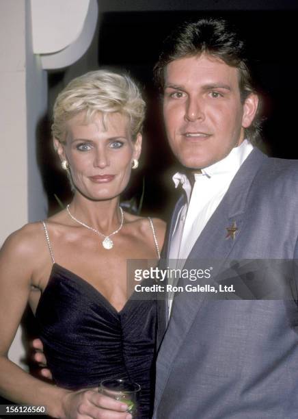Actress Randi Brooks and husband Joseph Brazen attend the Hollywood Walk of Fame Ceremony Honoring Stephen J. Cannell on January 14, 1986 at 7000...