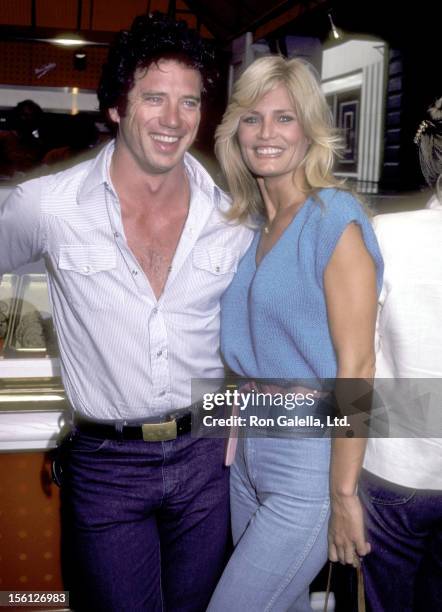 Actor Tom Wopat and Actress Randi Brooks attend the Bloomingdale's and Mrs. Fields Present The City Fair to Benefit The Cystic Fibrosis Research...