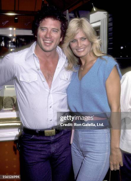 Actor Tom Wopat and Actress Randi Brooks attend the Bloomingdale's and Mrs. Fields Present The City Fair to Benefit The Cystic Fibrosis Research...