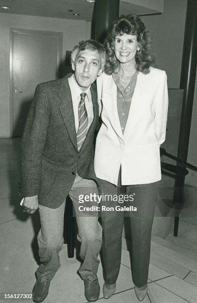 Producer Steven Bochco and actress Barbara Bosson attending the premiere party for 'Always' on March 23, 1985 at Triangle Restaurant in Beverly...