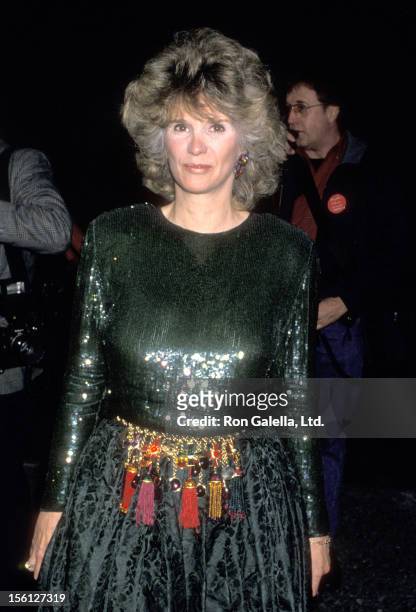Actress Barbara Bosson attends the 16th Annual People's Choice Awards on March 11, 1990 at Universal Amphitheatre in Universal City, California.