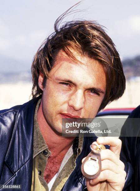 Actor James Wilder attends the Mulit-Faceted Kick-Off Rally to Celebrating the NBC's New Show 'Route 66' on June 3, 1993 at the Santa Monica Pier in...