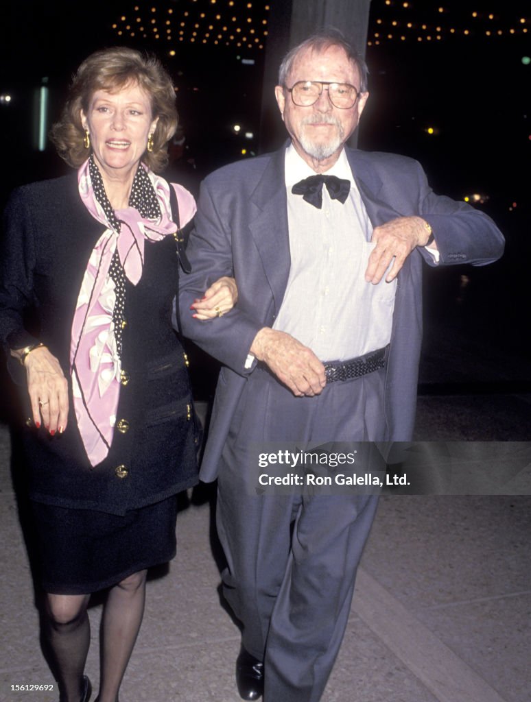 Cartoonist Chuck Jones and wife Marian J. Dern attend the 'Sunset... News Photo Getty Images