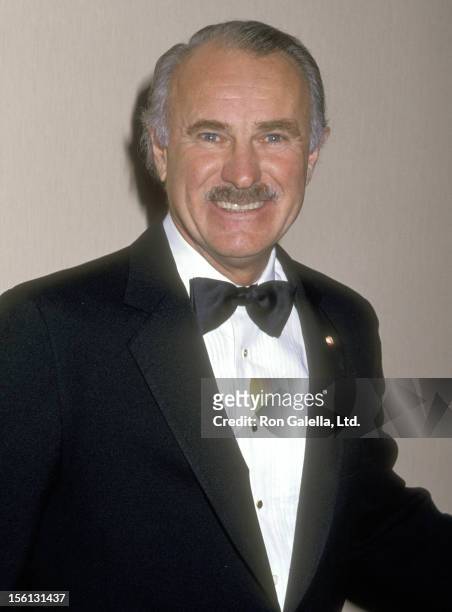Actor Dabney Coleman attends the City of Hope's Stag Roast to Ricardo Montalban on November 19, 1987 at Beverly Hilton Hotel in Beverly Hills,...