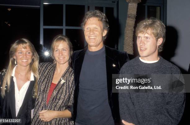 Musician/Actor Kris Kristofferson, wife Lisa Meyers, and his daughter Tracy Kristofferson, and his son Kris Kristofferson, Jr. Attend the 'Crosby,...