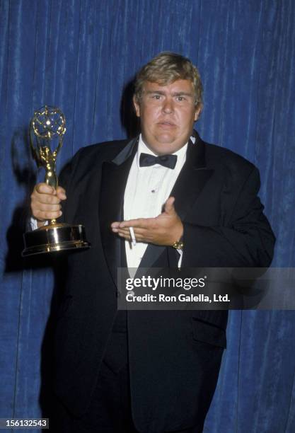 Actor John Candy attends 35th Annual Primetime Emmy Awards on September 25, 1983 at the Pasadena Civic Auditorium in Pasadena, California.
