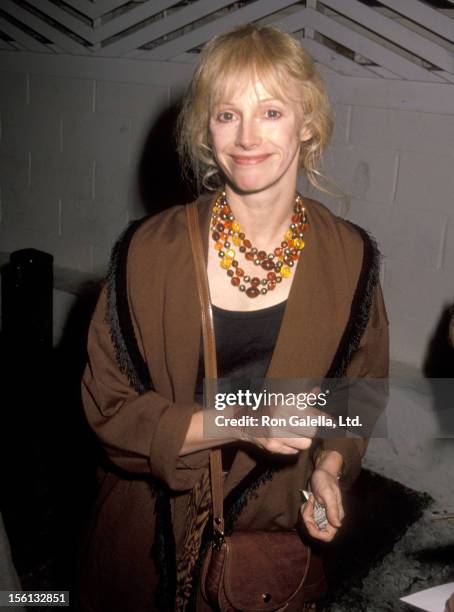 Actress Sondra Locke on November 10, 1990 dining at Spago in West Hollywood, California.