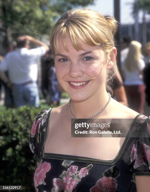 Actress Larisa Oleynik attends the 'Good Burger' Hollywood Premiere on July 19, 1997 at Paramount Theater in Hollywood, California.