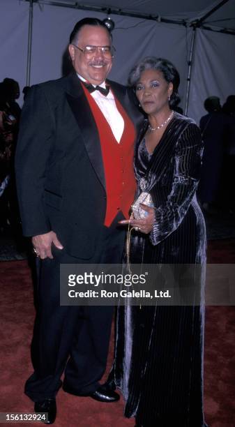 Singer Nancy Wilson and husband Wiley Burton attend the 29th Annual NAACP Image Awards on February 14, 1998 at the Pasadena Civic Auditorium in...