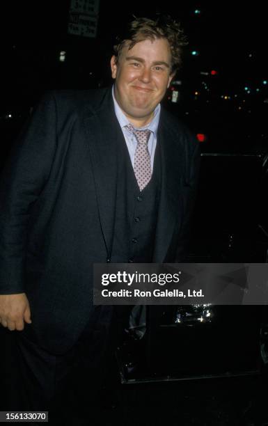 Actor John Candy attends 'Tom Hanks-Rita Wilson Wedding Reception' on April 30, 1988 at Rex's Restaurant in Hollywood, California.