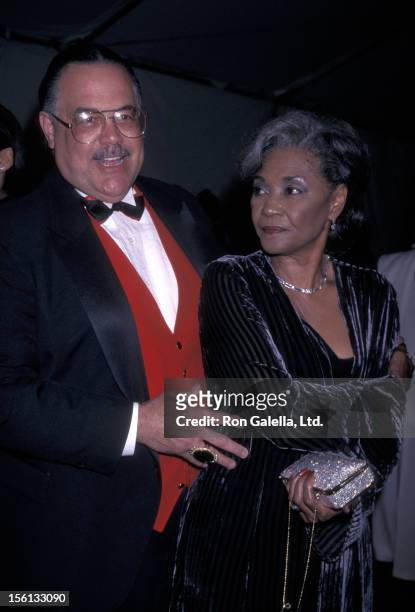 Singer Nancy Wilson and husband Wiley Burton attend the 29th Annual NAACP Image Awards on February 14, 1998 at the Pasadena Civic Auditorium in...