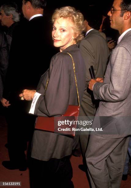 Actress Sondra Locke attends the 'Terminator 2: Judgment Day' Los Angeles Premiere on July 1, 1991 at Cineplex Odeon Cinemas in Los Angeles,...