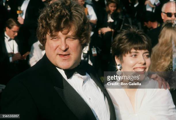 Actor John Goodman and wife Annabeth Hartzog attending 62nd Annual Academy Awards on March 26, 1990 at the Dorothy Chandler Pavilion in Los Angeles,...