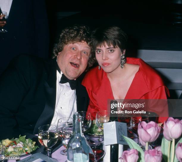 Actor John Goodman and wife Annabeth Hartzog attending 16th Annual People's Choice Awards on March 11, 1990 at the Universal Amphitheater in...