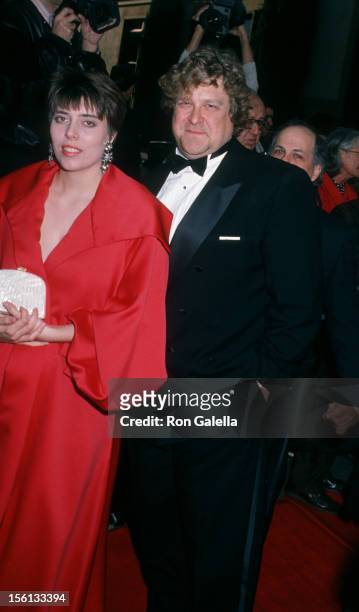 Actor John Goodman and wife Annabeth Hartzog attending 16th Annual People's Choice Awards on March 11, 1990 at the Universal Ampitheater in Universal...