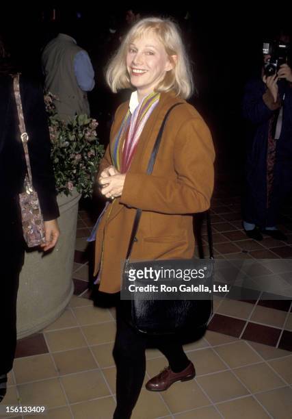 Actress Sondra Locke attends the 'Inevitable Grace' West Hollywood Premiere on February 15, 1994 at Laemmle's Sunset 5 in West Hollywood, California.