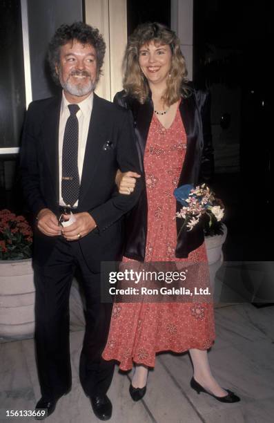 Actor Russ Tamblyn and wife Bonnie Murray attending on June 14, 1990 at the Century Plaza Hotel in Century City, California.