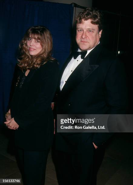 Actor John Goodman and wife Annabeth Hartzog attending 50th Annual Golden Globe Awards on January 23, 1993 at the Beverly Hilton Hotel in Beverly...