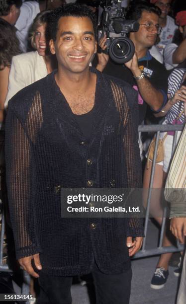 Singer Jon Secada attending 'Grand Opening of Planet Hollywood' on May 15, 1994 at Coconut Grove in Miami, Florida.