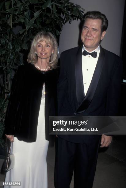 Actor John Larroquette and wife Elizabeth Cookson attending 'Fundraiser Gala for St. Jude Children's Hospital' on March 7, 1996 at the Beverly Hilton...