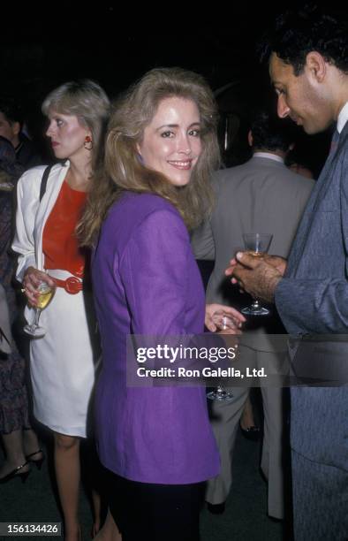 Actress Donna Rice sighted on June 22, 1988 at Maxim's in New York City.