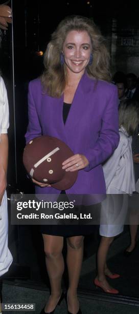 Actress Donna Rice sighted on June 22, 1988 at Maxim's in New York City.