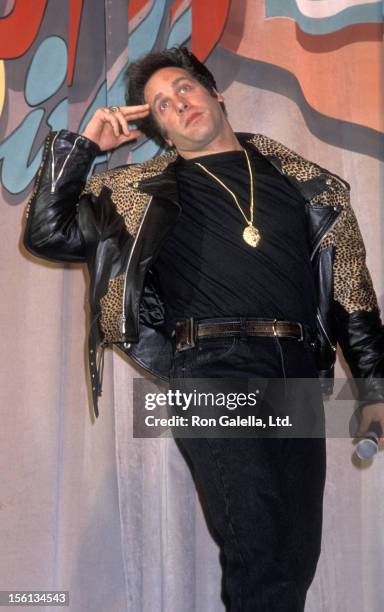 Comedian Andrew Dice Clay attending 'ShoWest '90 Convention' on February 8, 1990 at Bally's Hotel and Casino in Las Vegas, Nevada.