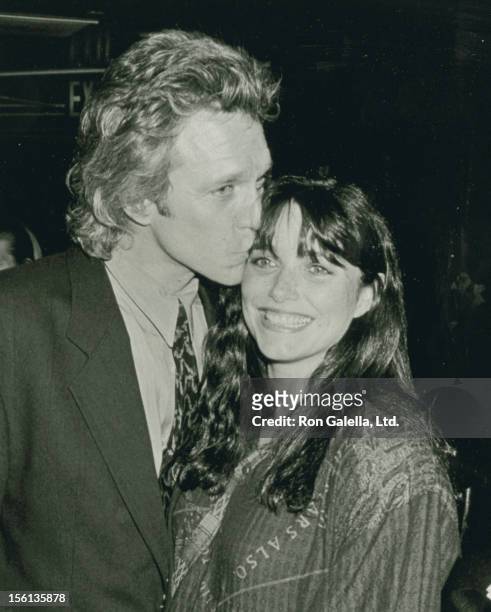 Actress Karen Allen and husband Kale Browne attending Sixth Annual Artois Awards on October 31, 1990 at Rein Nightclub in New York City, New York.