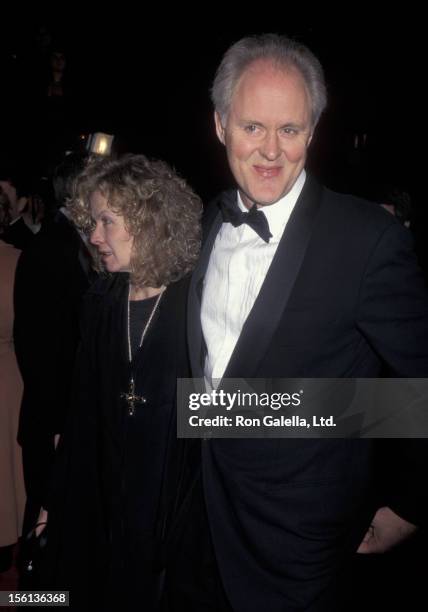 Actor John Lithgow and wife Mary Yeager attending 11th Annual American Comedy Awards on February 9, 1997 at the Shrine Auditorium in Los Angeles,...