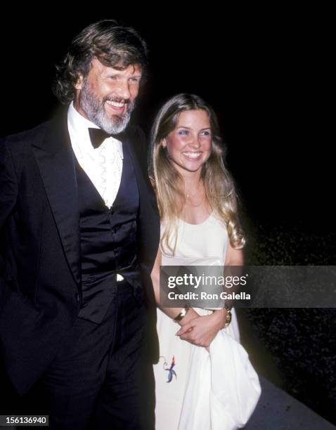 Musician/Actor Kris Kristofferson and daughter Tracy Kristofferson attend the '38th Birthday Party for Diana Ross' on March 26, 1982 at the Former...