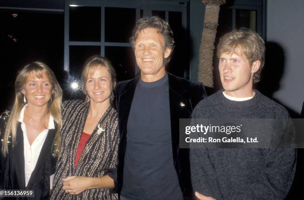 Musician/Actor Kris Kristofferson, wife Lisa Meyers, and his daughter Tracy Kristofferson, and his son Kris Kristofferson, Jr. Attend the 'Crosby,...