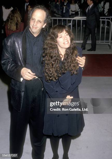 Actor Vincent Schiavelli and Actress Allyce Beasley attend the 14th Annual People's Choice Awards on March 13, 1988 at 20th Century Fox Studios in...