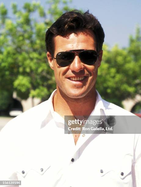 Actor Brad Johnson attends the CBS Summer TCA Press Tour on July 24, 1995 at Ritz-Carlton Hotel in Pasadena, California.