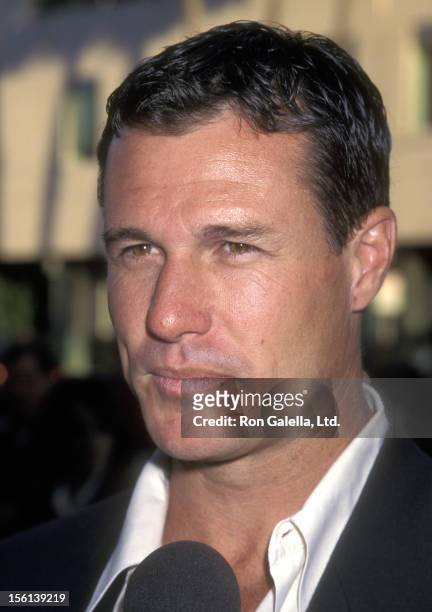 Actor Brad Johnson attends the Screening of the TNT Original Movie 'Rough Riders' on July 17, 1997 at Academy Theatre in Beverly Hills, California.