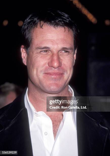 Actor Brad Johnson attends the '15 Minutes' Century City Premiere on March 1, 2001 at Loews Cineplex Century Plaza Theatres in Century City,...
