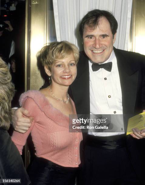 Actor Richard Kind and wife Dana Stanley attends 'The Music Man' Opening Night Performance on April 27, 2000 at Neil Simon Theatre in New York City.