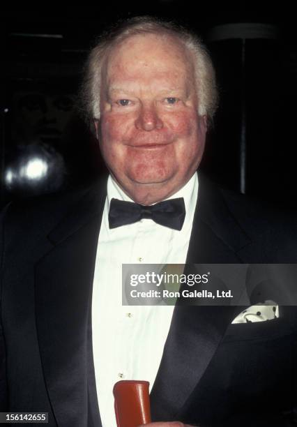 Businessman Roone Arledge attends Literacy Partners Evening of Readings Gala on May 5, 1997 at the Mitzi Newhouse Theater in New York City.